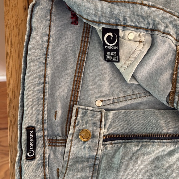 Men's Origin D68 relaxed fit jeans - Picture 2 of 5